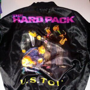 Vintage Swingster The Hard Pack Satin Bomber Jacket Unisex L USA Made Like New